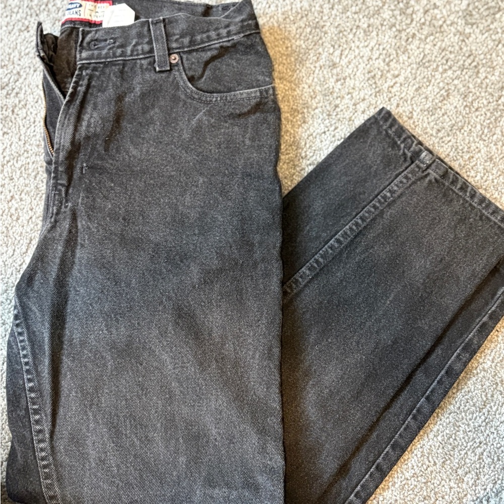Old Navy Black Straight Jeans Classic Style